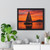Sailing into Sunset - Horizontal Framed Poster