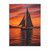 Sailing into Sunset - Plush Fleece Blanket