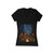 Whimsical Campfire Nights - Women's Jersey Short Sleeve Deep V-Neck Tee