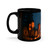 Whimsical Campfire Nights - Black Coffee Mug, 11oz