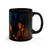 Whimsical Campfire Nights - Black Coffee Mug, 11oz
