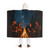 Whimsical Campfire Nights - Hooded Sherpa Fleece Blanket