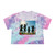 Chasing Sunbeams - Women's Tie-Dye Crop Tee