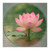 Tranquil Lotus - PU Leather Mouse Mat