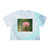 Tranquil Lotus - Women's Tie-Dye Crop Tee