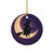 Witching Hour Magic - Decorative Ceramic Ornaments, Double-Sided (1pc, 3pcs, 5pcs, 10pcs)