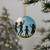Chasing Sunbeams - Decorative Ceramic Ornaments, Double-Sided (1pc, 3pcs, 5pcs, 10pcs)