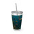 Mystical Ocean Dance - Sunsplash Tumbler with Straw, 16oz