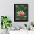 Tranquil Lotus - Framed Vertical Poster