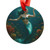 Mystical Ocean Dance - Acrylic Ornament with Ribbon