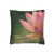 Tranquil Lotus - Faux Suede Square Pillowcase
