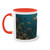 Mystical Ocean Dance - Two-Tone Coffee Mug, 11oz