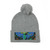 Mystical Ocean Dance - Pom-Pom Knit Cap (Embroidery)