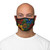 Nature's Mosaic Dance - Fitted Polyester Face Mask