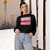 Calm Waters - Women's Cropped Fleece Pullover