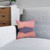 Calm Waters - Square Pillow - Pink Back