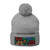 Nature's Mosaic Dance - Pom-Pom Knit Cap (Embroidery)
