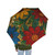 Nature's Mosaic Dance - Semi-Automatic Foldable Umbrella