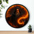 Elemental Firestorm - Wall Clock