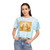 Whimsical Forest Dance - Women's Tie-Dye Crop Tee