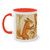 Whimsical Forest Dance - Two-Tone Coffee Mug, 11oz
