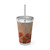 Eternal Embrace - Sunsplash Tumbler with Straw, 16oz
