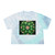 Whimsical Nature Dance - Women's Tie-Dye Crop Tee
