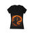 Elemental Firestorm - Women's Jersey Short Sleeve Deep V-Neck Tee