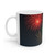 Midnight Sparkle - White Ceramic Mug, 11oz and 15oz