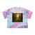 Serene Forest Retreat - Women's Tie-Dye Crop Tee