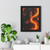 Elemental Firestorm - Framed Vertical Poster