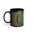 Whimsical Nature Dance - Black Coffee Cup, 11oz