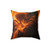 Elemental Firestorm - Faux Suede Square Pillow