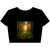 Serene Forest Retreat - Women’s Poly-Cotton Crop Tee