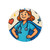 Nurse Superhero Spirit - Cork Back Coaster