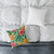 Tropical Oasis Escape - Square Poly Canvas Pillow