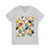 Geometric Flow - Unisex Jersey Short Sleeve V-Neck Tee