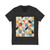 Geometric Flow - Unisex Jersey Short Sleeve V-Neck Tee