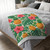 Tropical Oasis Escape - Velveteen Microfiber Blanket (Two-sided print)