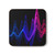 Rhythmic Waves - Hardboard Back Coaster