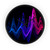 Rhythmic Waves - Wall Clock