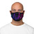 Rhythmic Waves - Fitted Polyester Face Mask