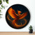 Celestial Phoenix Dance - Wall Clock