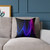 Rhythmic Waves - Square Poly Canvas Pillow