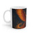 Celestial Phoenix Dance - White Ceramic Mug, 11oz and 15oz