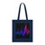 Rhythmic Waves - Organic Cotton Tote Bag