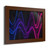 Rhythmic Waves - Framed Poster, Multi-Color