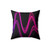 Rhythmic Waves - Faux Suede Square Pillow