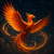 Celestial Phoenix Dance - Custom Cut Acrylic Ornament