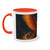 Celestial Phoenix Dance - Two-Tone Coffee Mug, 11oz